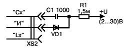 Схема измерения ёмкости p-n перехода (диода или транзистора)