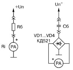 схема для подбора пар резисторов и конденсаторов