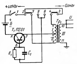 Схема ионизатора